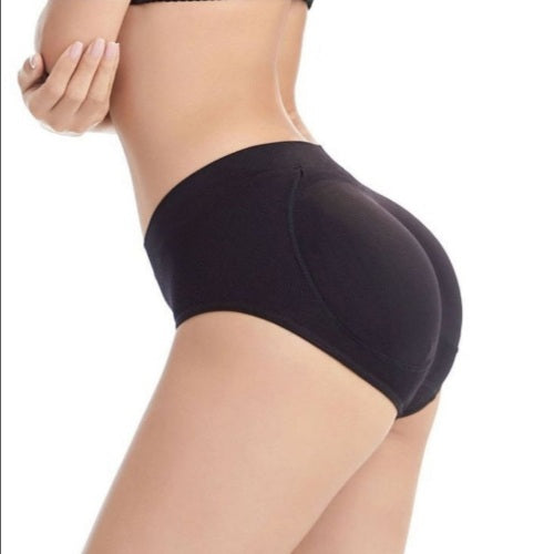 Women Panties Honeycomb Tummy Control Butt Lift Pants Fake Butt Sponge Pad